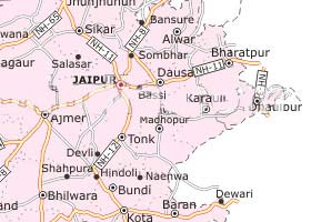 Rajasthan Road Map
